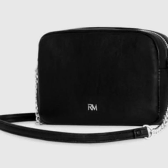 NWT Rebecca Minkoff Quilted Studded Crossbody Bag in Black and Silver NEW - Picture 2 of 8